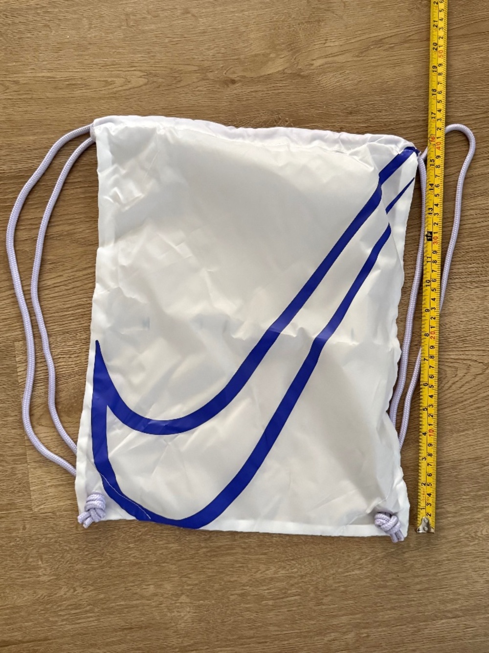 Nike Racing Drawstring Bag White Blue (from Alphafly 3)